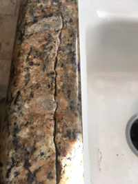 We Restore Cracked Marble Counters