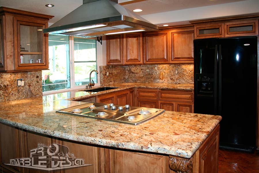 marble kitchen counter
