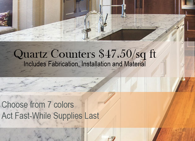 Quartz Sale INstallation & Material