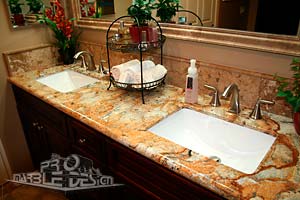 Double Bathroom Vanities on Bathroom Marble And Granite   Serving Los Angeles County  California