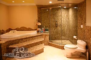 marble bathroom, tub surround