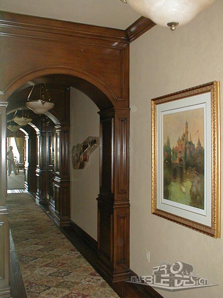 wood trim, floor to walls