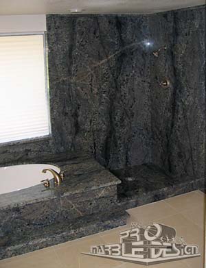 marble shower