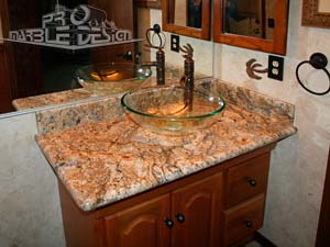 bathroom marble vanity